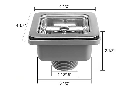 SIROTIA 37'' x 18'' x 10'' DUSTBIN Single Bowl Handmade Kitchen Sink MATT Finish With 304 Grade Stainless Steel