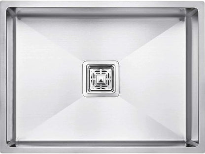 SIROTIA 24" X 18" X 9" Single Bowl Kitchen Sink Matte Finish With 304 Grade Stainless Steel